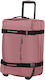 American Tourister Track Duffle Cabin Suitcase Pink with 4 Wheels Height 55cm