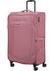 American Tourister Spinner Large Pink Suitcase with 4 Wheels Height 80cm