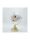 Erde Globus mit Durchmesser 20.3cm. Gold