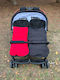 Kinderwagen-Fußsack Rot