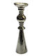 Kerzenhalter Metall in Silber Farbe 8x31x8cm 1Stück