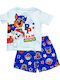 Disney Kids' Pajamas Summer White Paw Patrol
