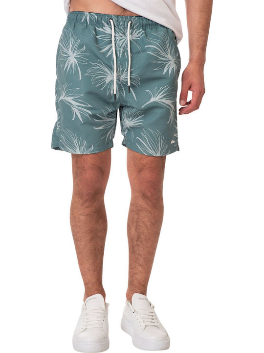 Rebase Men's Swimwear Shorts Mint Floral