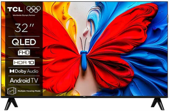 TCL Smart Τηλεόραση 32" Full HD QLED S5K HDR (2025) 32S5K