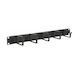 Mirsan Mr.okb1u19.01 Cable Organizer 19" 1u Soho Cabinets 5 Hooks Black