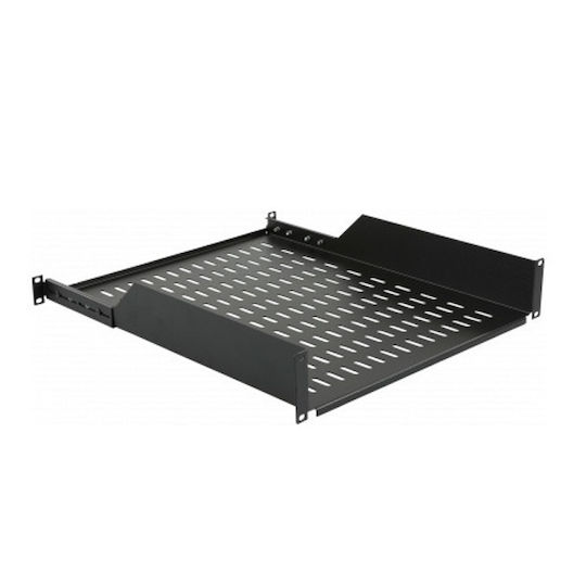 19" Mirsan Mr.hrm2u55.01 Рак шкаф за сървъри 486 X 550 X 88 мм 2U D=450 мм вентилиран 4-точково монтиране 30 кг товар черен