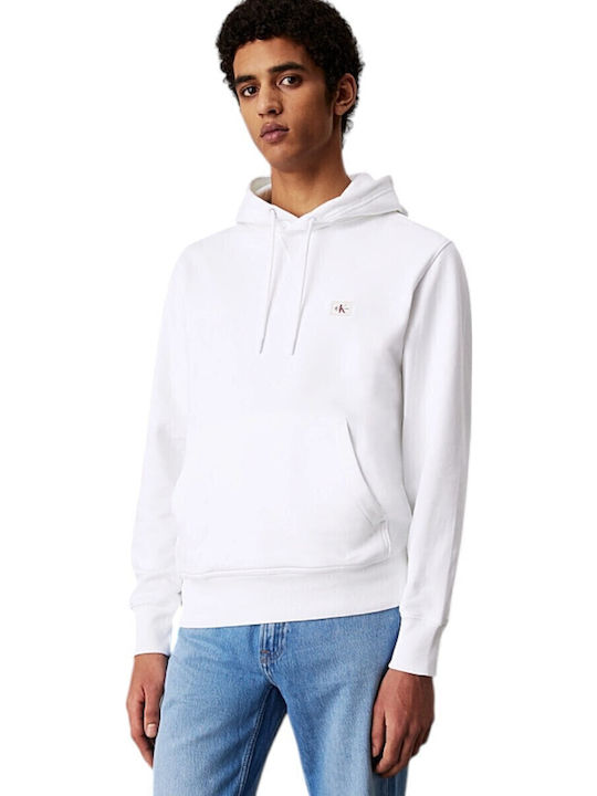 Calvin Klein Sweatshirt with Hood White