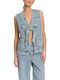 Women's Jean Jacket for Spring or Autumn Light Blue