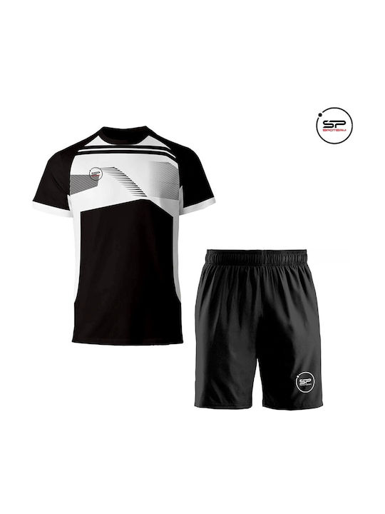 Football Set Spot Team Black White 091224-03