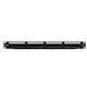 Hikvision Ds-1cp6u24-1u Patchpanel 24x Ports 1U Cat.6 Klasse E ANSI TIA 568 Schwarz