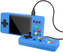 Mini Arcade Game K8 2-in-1 3.0" Screen Portable 500 Built-in Games Blue