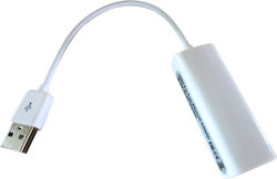 Vcom Cu834 Мрежов адаптер USB 2.0 A M към LAN RJ-45 100Mbps