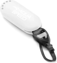 Aqua Speed Silicone Goggle Case White 663-05 White