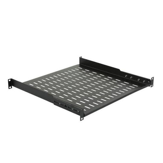 19" Mirsan Mr.rak1u40.01 Рак шкаф за сървър 486 X 400 X 44 мм D=400 мм 1U вентилиран 2-точково монтиране 30 кг товар Черен