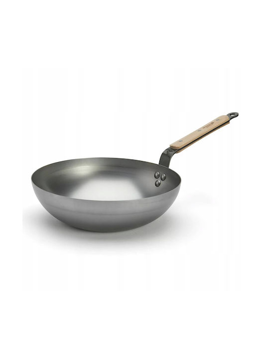 De Buyer Mineral B Wok από Αλουμίνιο με Επίστρωση από Πέτρα 28cm