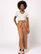 Dama Tesatura Pantaloni Latte