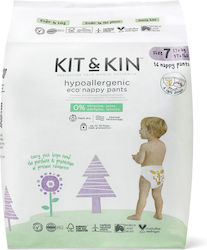Kit & Kin Eco-Friendly Hypoallergenic No. 7 για 17+kg 16τμχ Kit & Kin Eco-Friendly Hypoallergenic No. 7 για 17+kg 16τμχ