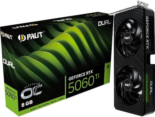 Palit GeForce RTX 5060 Ti 8GB GDDR7 Dual OC Κάρτα Γραφικών