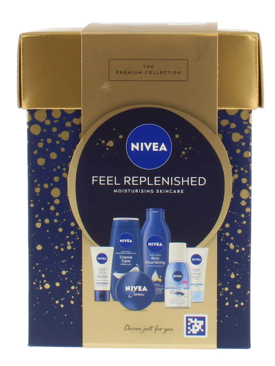 Nivea Feel Replenished Hautpflegeset für Feuchtigkeitsspendend 6Stück