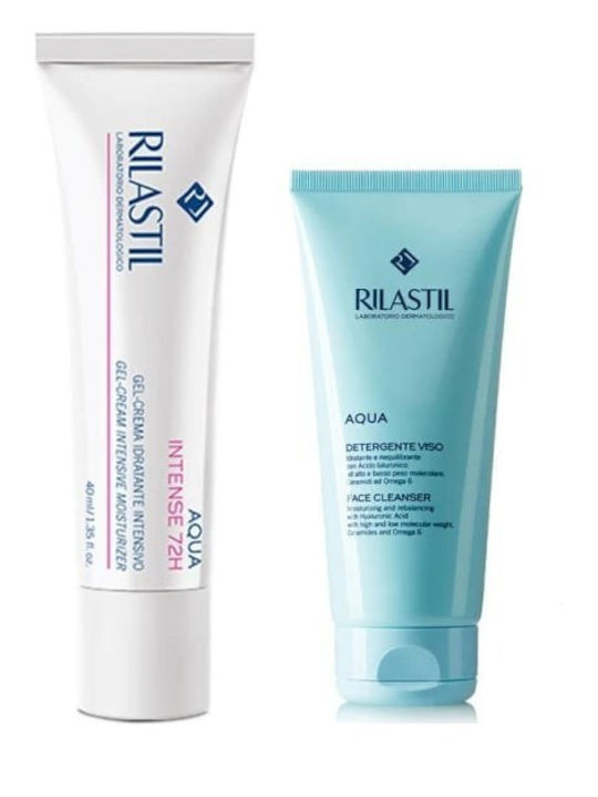 Rilastil Aqua Intense Skin Care Set for Moisturizing & Facial Cleaning Rilastil Aqua Intense Skin Care Set for Moisturizing & Facial Cleaning