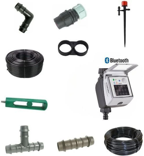 Claber 25 Plants Automatic Drip Irrigation for Pots with Programmer