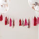 Χάρτινη Γιρλάντα Tassel Rose Gold & Pink Mix