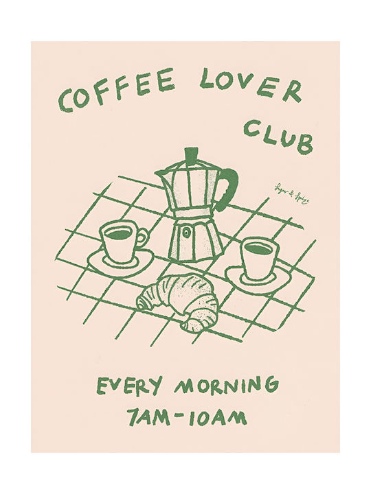 Poster Coffee Lovers Club Pst25328 21cm X 30cm