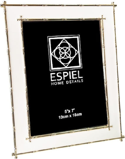 Espiel Metallic Photo Frame With Gold Frame 2 Pieces