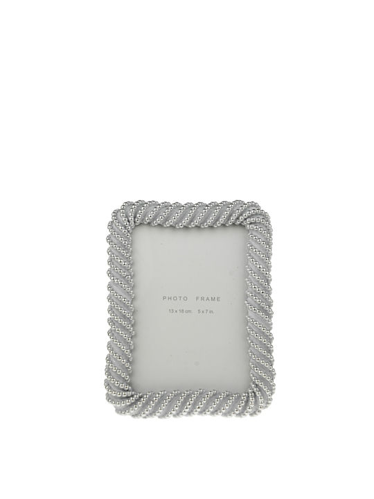 Zen Collection Κορνίζα Πλαστική με Ασημί Πλαίσιο