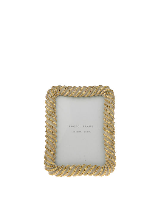 Zen Collection Κορνίζα Πλαστική με Χρυσό Πλαίσιο