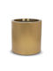 Harmony Pot Metallic Matte Gold 40x40x40cm.