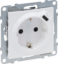 Legrand Seano Single Power Socket with 1 USB Port Legrand Seano Single Power Socket with 1 USB Port