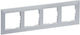 4-Gang Aluminium Frame Seano 765274 Legrand 765274