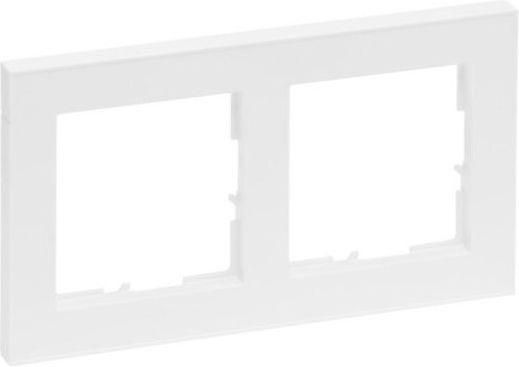 Рамка 2-местна Бяла Seano 765182 Legrand 765182