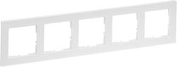 Rahmen 5-fach Weiß Seano 765185 Legrand 765185