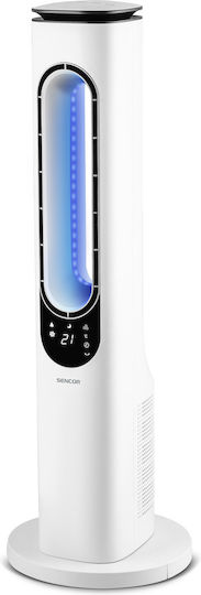 Sencor Ανεμιστήρας Χωρίς Πτερύγια 56W με Τηλεχειριστήριο Λευκός