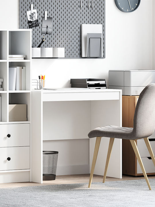 Desk Wooden White 80x50x76cm