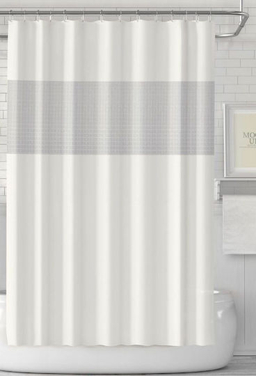 Galifas Eva Perdea de Baie 180x180cm Alb
