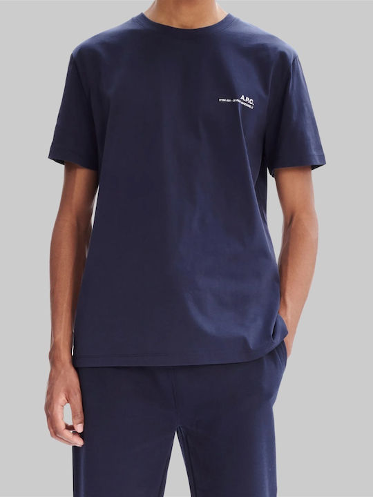 A.P.C. T-shirt Navy Μπλε
