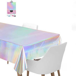 Față de masă de petrecere din plastic iridescent