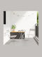 Zappeion Metallic Beige Outdoor Chair 2 Pieces 42x42 cm