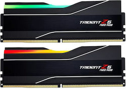 Corsair Vengeance RGB 64GB DDR5 RAM cu 2 module (2x32GB) și Viteză