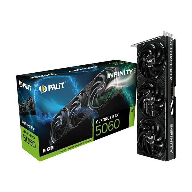 Palit GeForce RTX 5060 8GB GDDR7 Infinity 3 Κάρτα Γραφικών