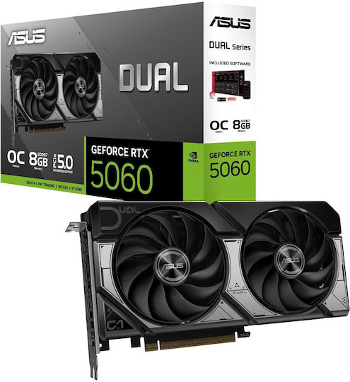 Asus GeForce RTX 5060 8GB GDDR7 Двоен OC Видеокарта