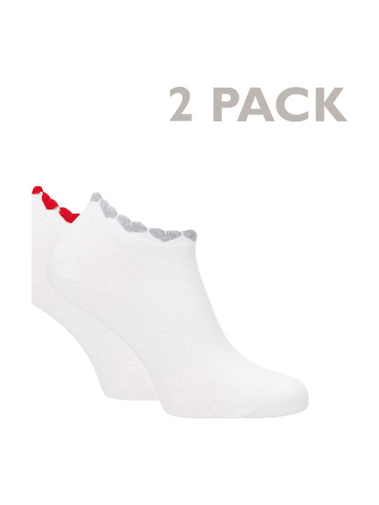 Tamaris Γυναικείες Κάλτσες White 2Pack