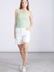 Damen Bermuda Beige