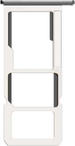 Υποδοχή Κάρτας Dual Sim Micro Sd Dual Sim Tray Sd Card Motorola Moto G6 Play Xt1922-1 Ασημένιο