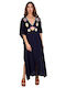 Aquablue Women's Caftan Beachwear Dark Blue