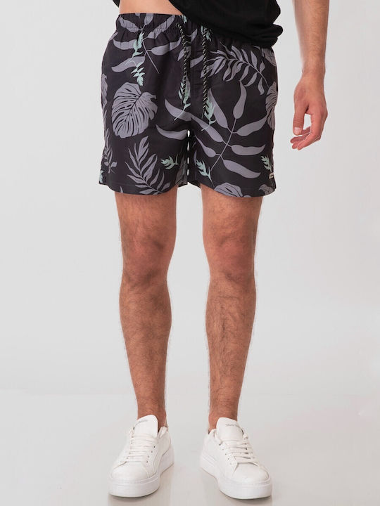 Ανδρικό Μαγιό Σορτς Black Floral