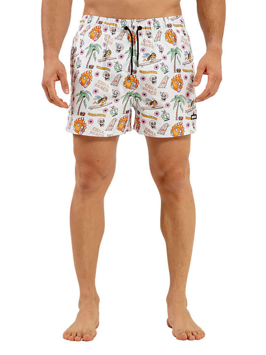 Chill Men's Swimwear Shorts Multicolour with Prints